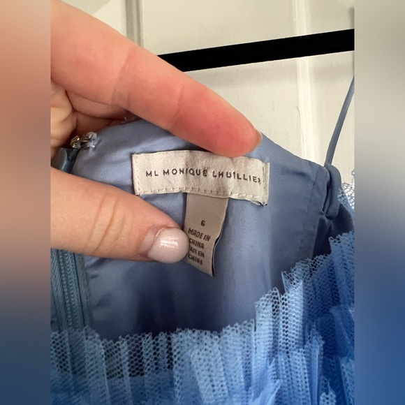 Monique Lhuillier Tulle Midi Dress - Picture 4 of 4